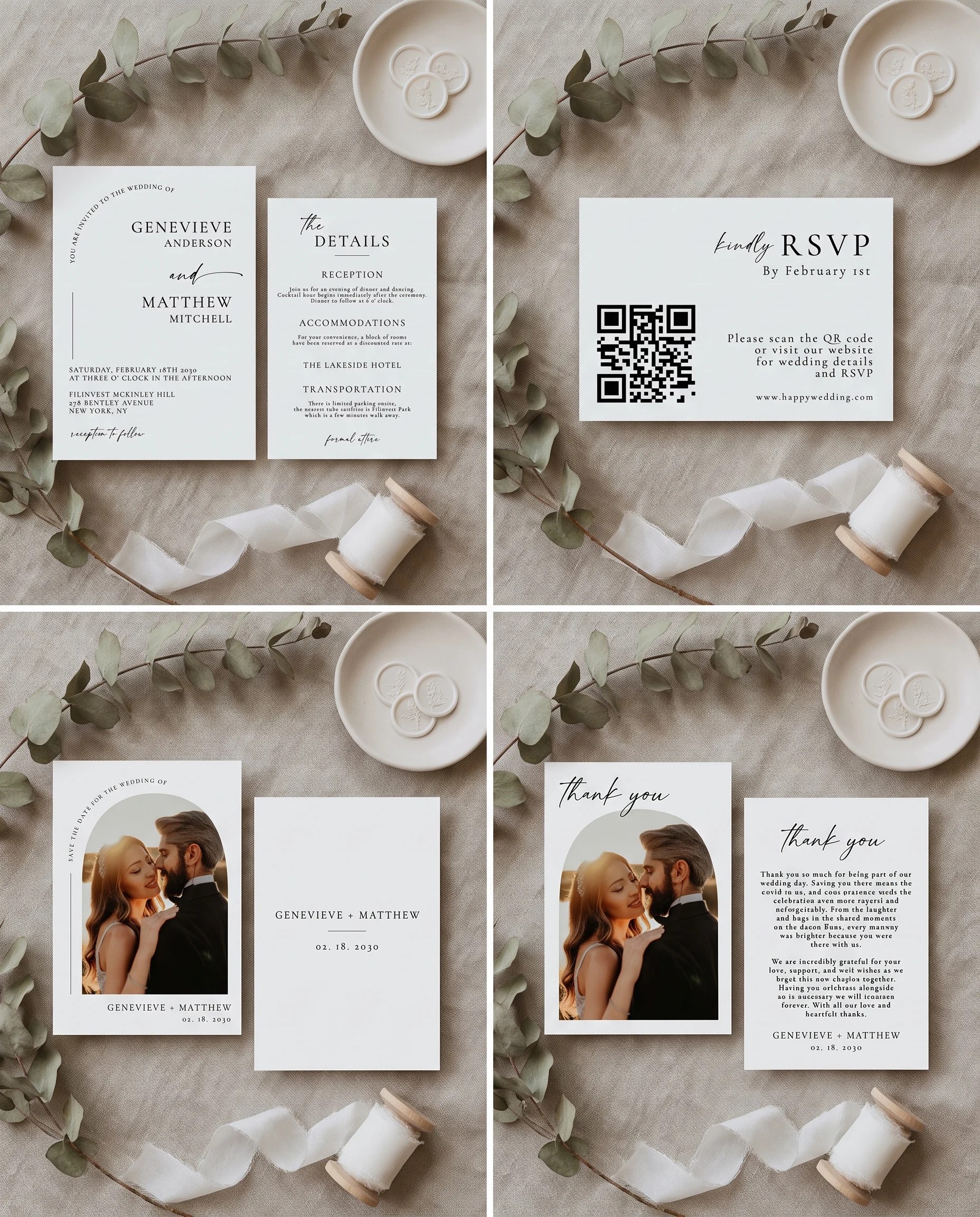 Arcadia — Invitation Set