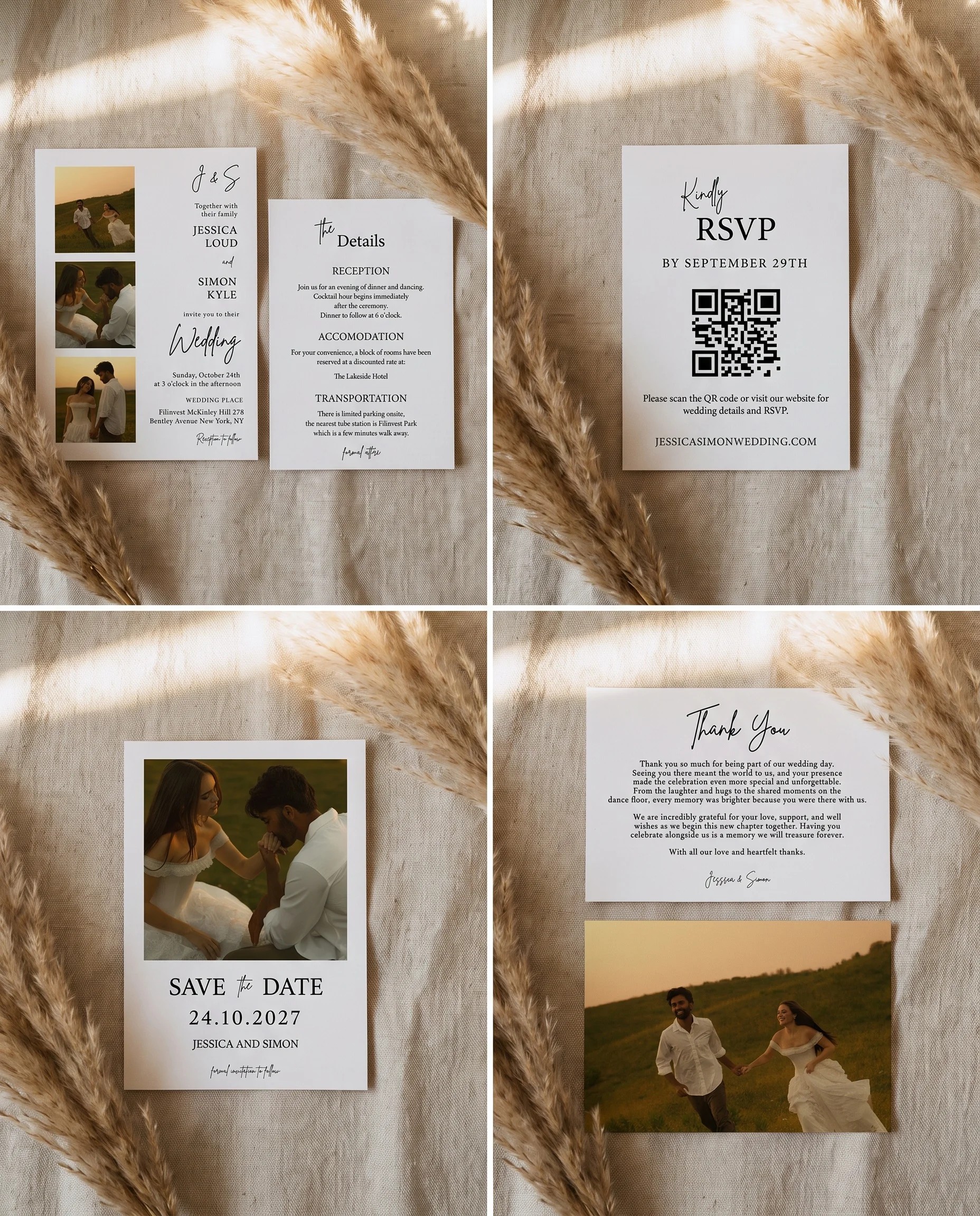 Arrowcrest — Invitation Set