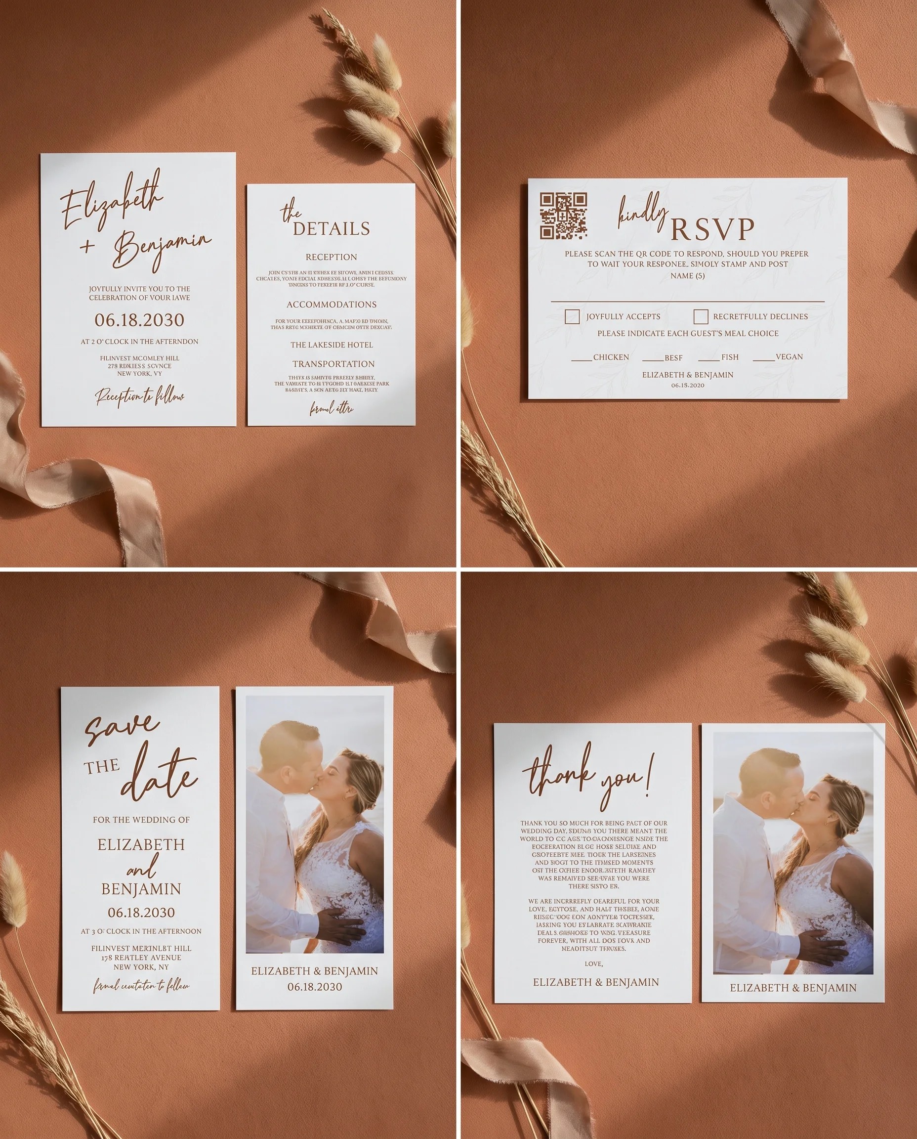 Briar Script — Invitation Set