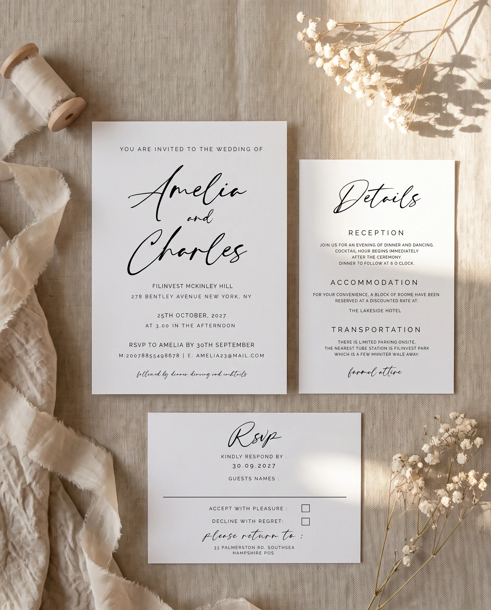 Cathedral — Invitation Suite