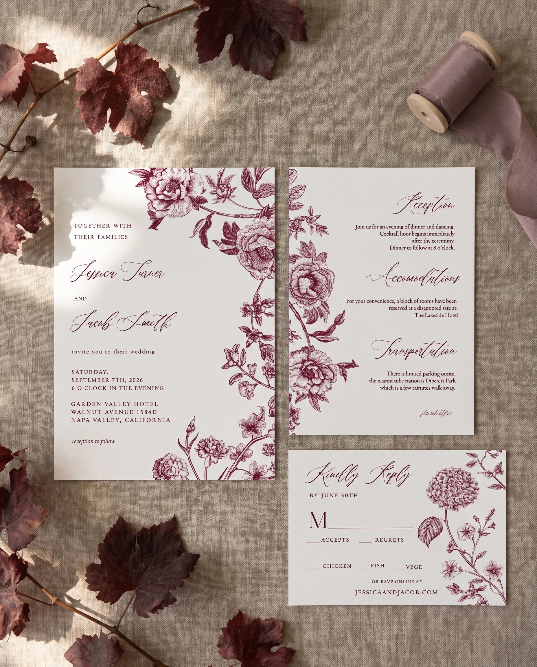 Chantilly — Invitation Suite