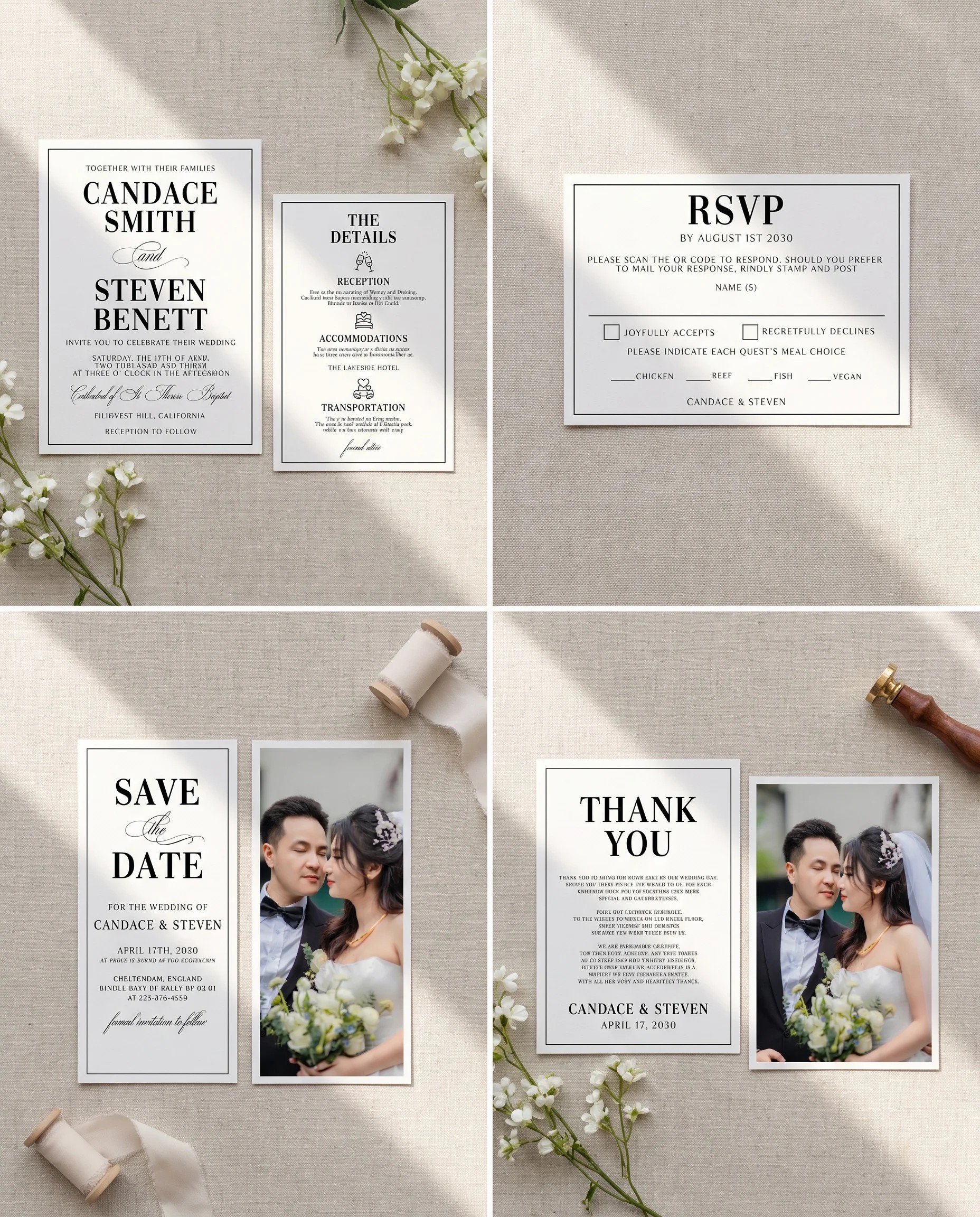 Crestline — Invitation Set