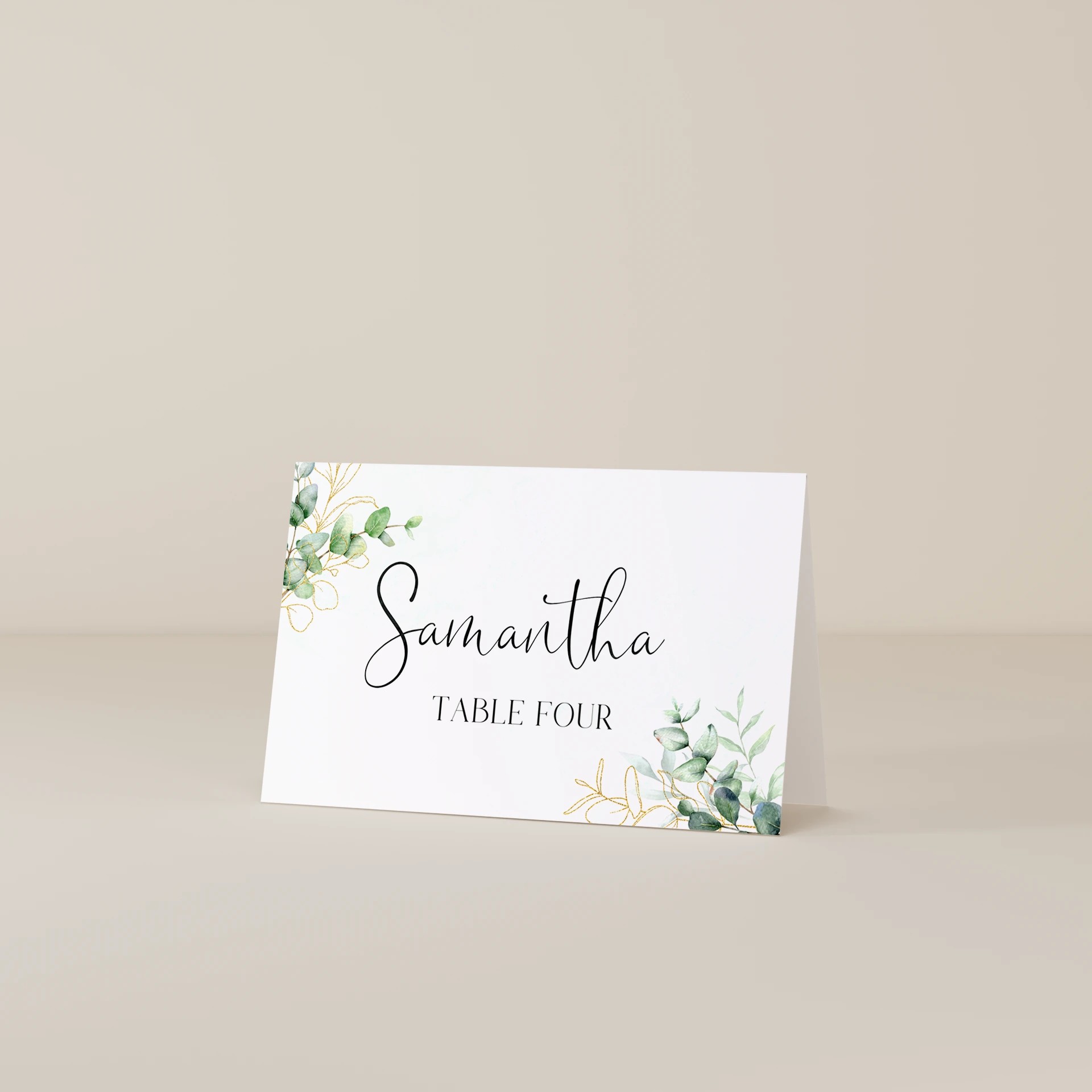 Eucalyptus Gold — Place Card