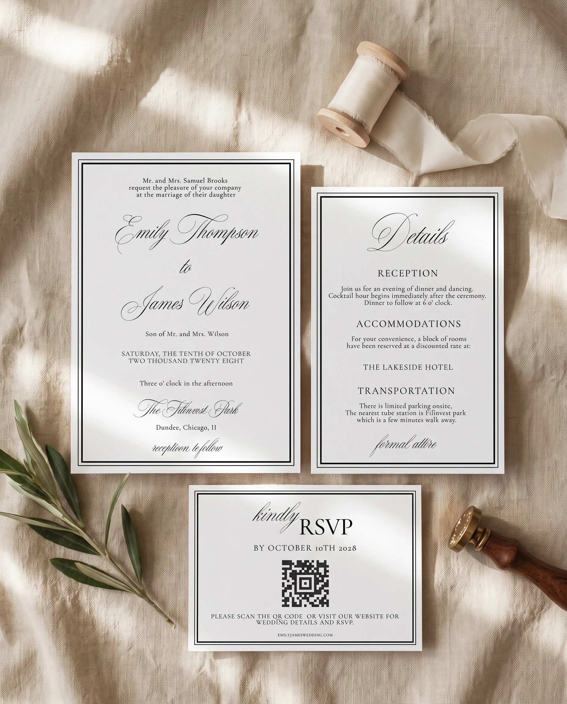 Heirloom — Invitation Suite