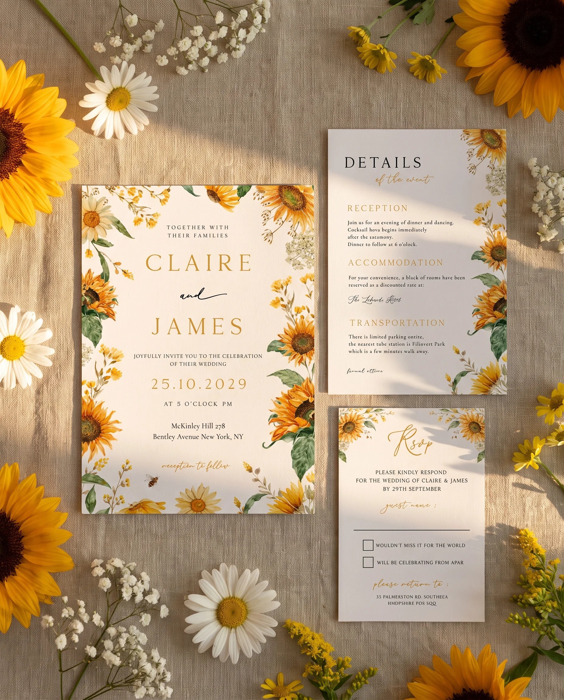 Honeyfield — Invitation Suite