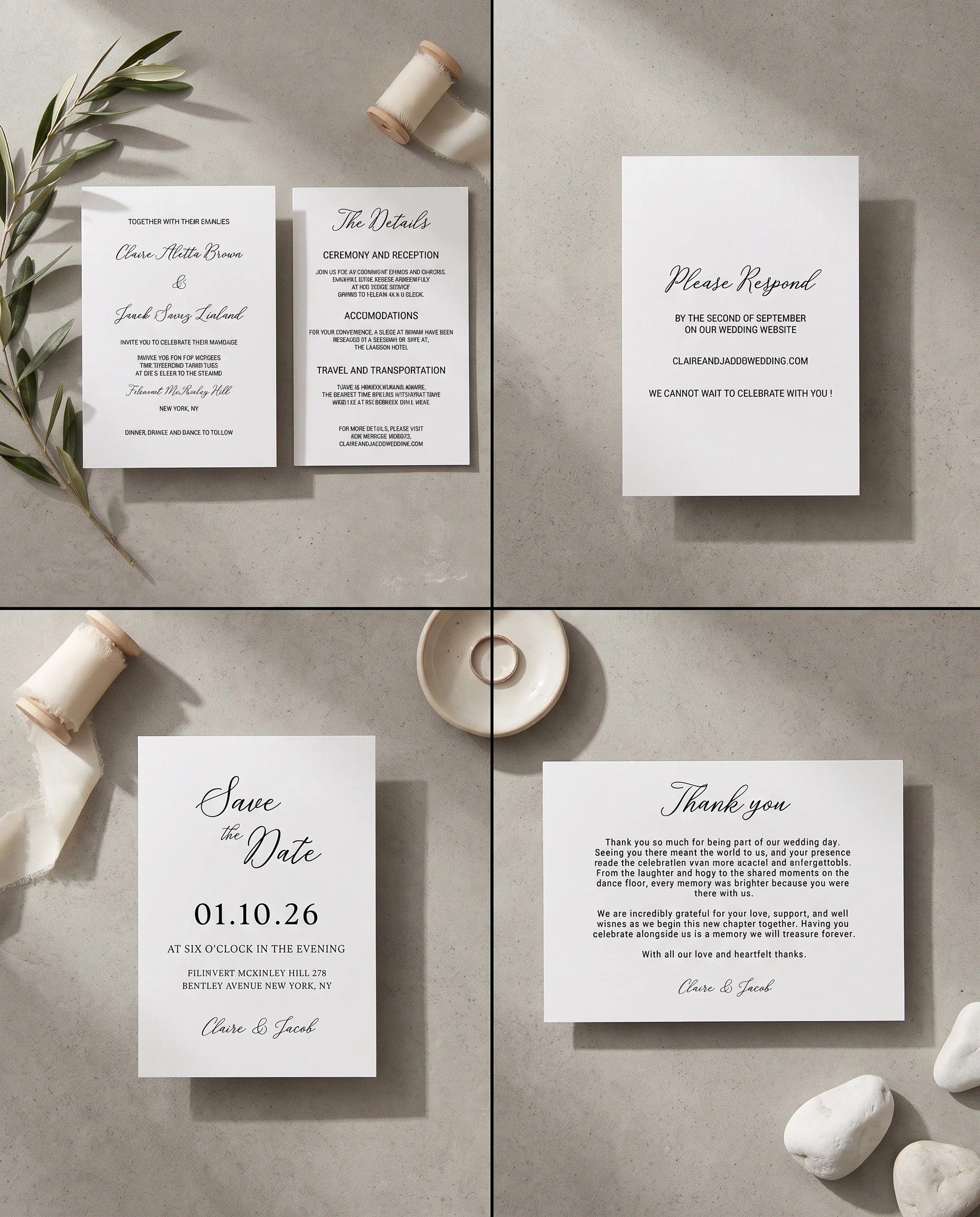 Lyris — Invitation Set