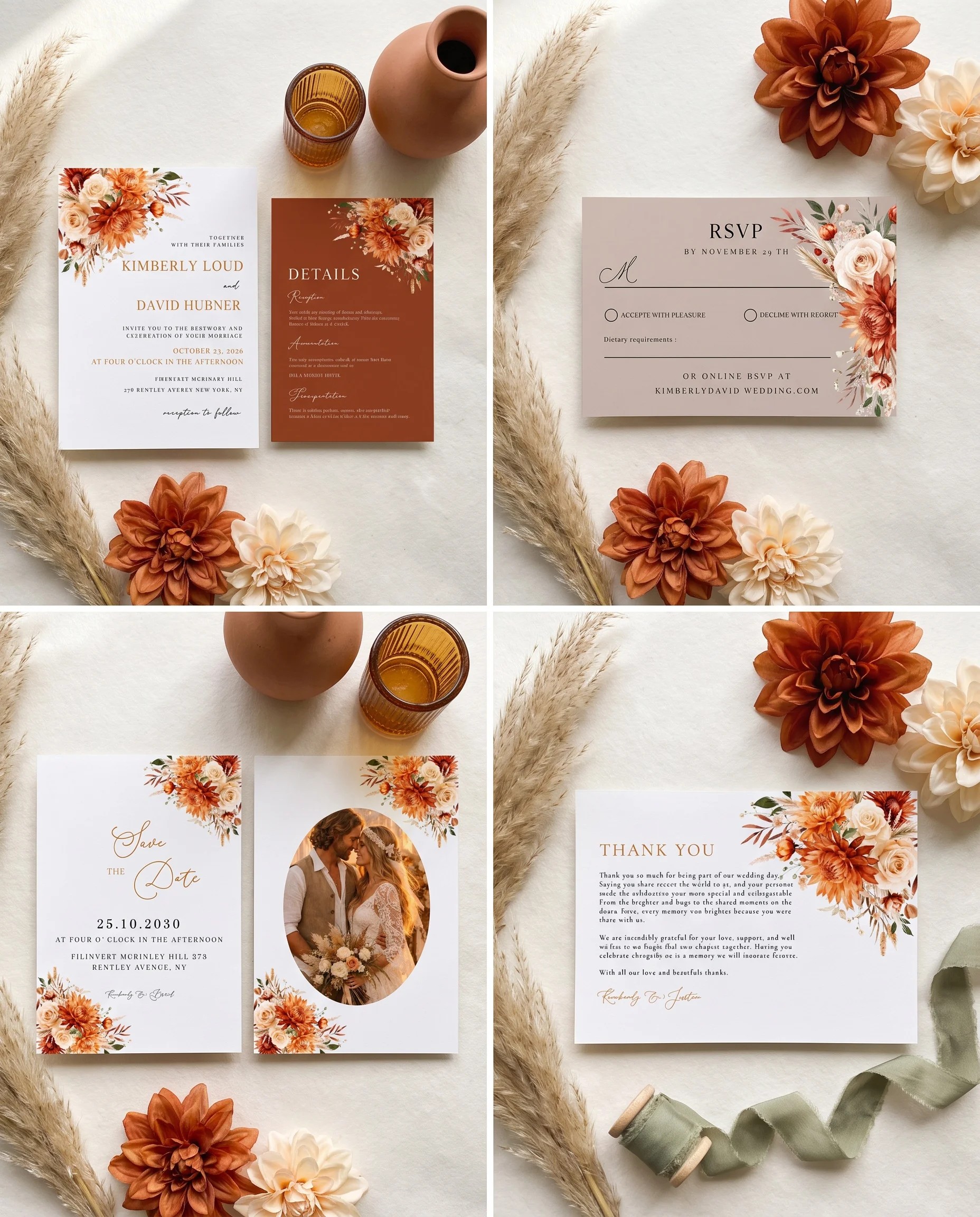 Marigold — Invitation Set