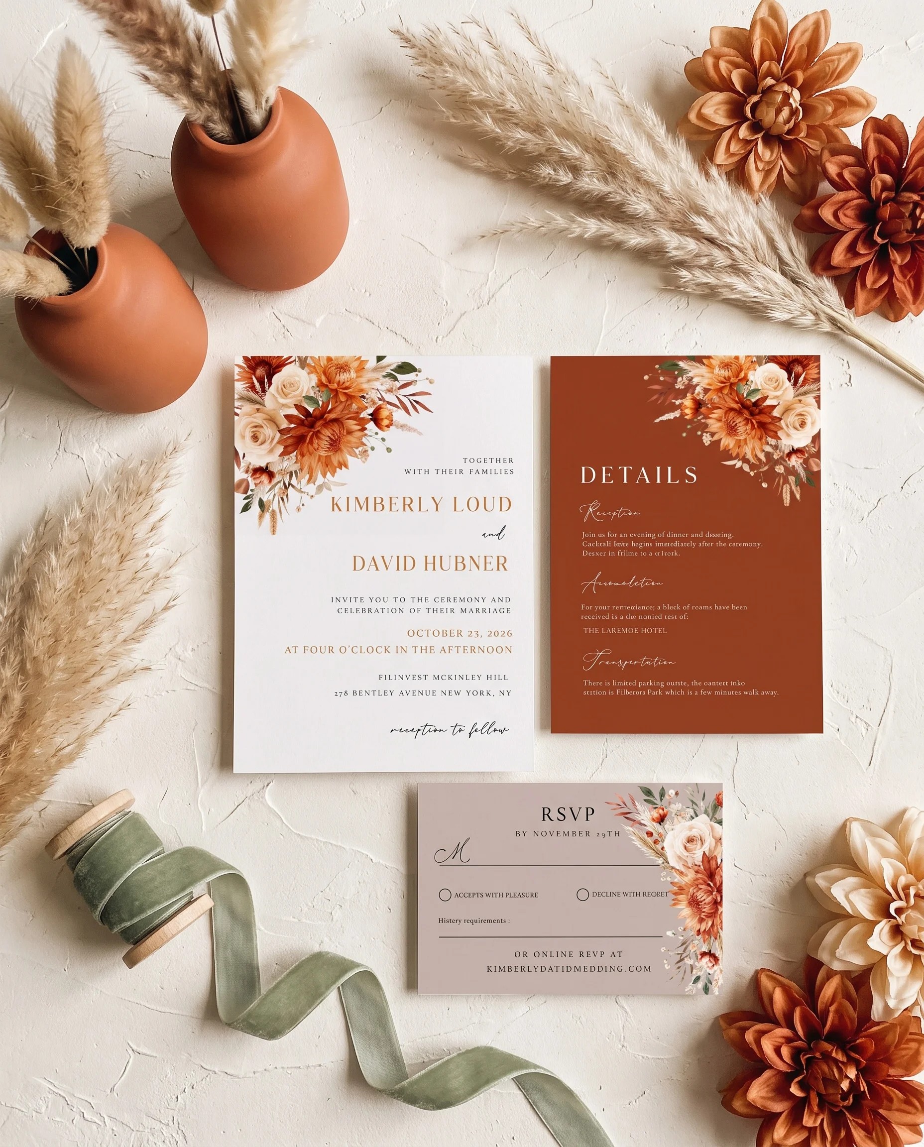 Marigold — Invitation Suite