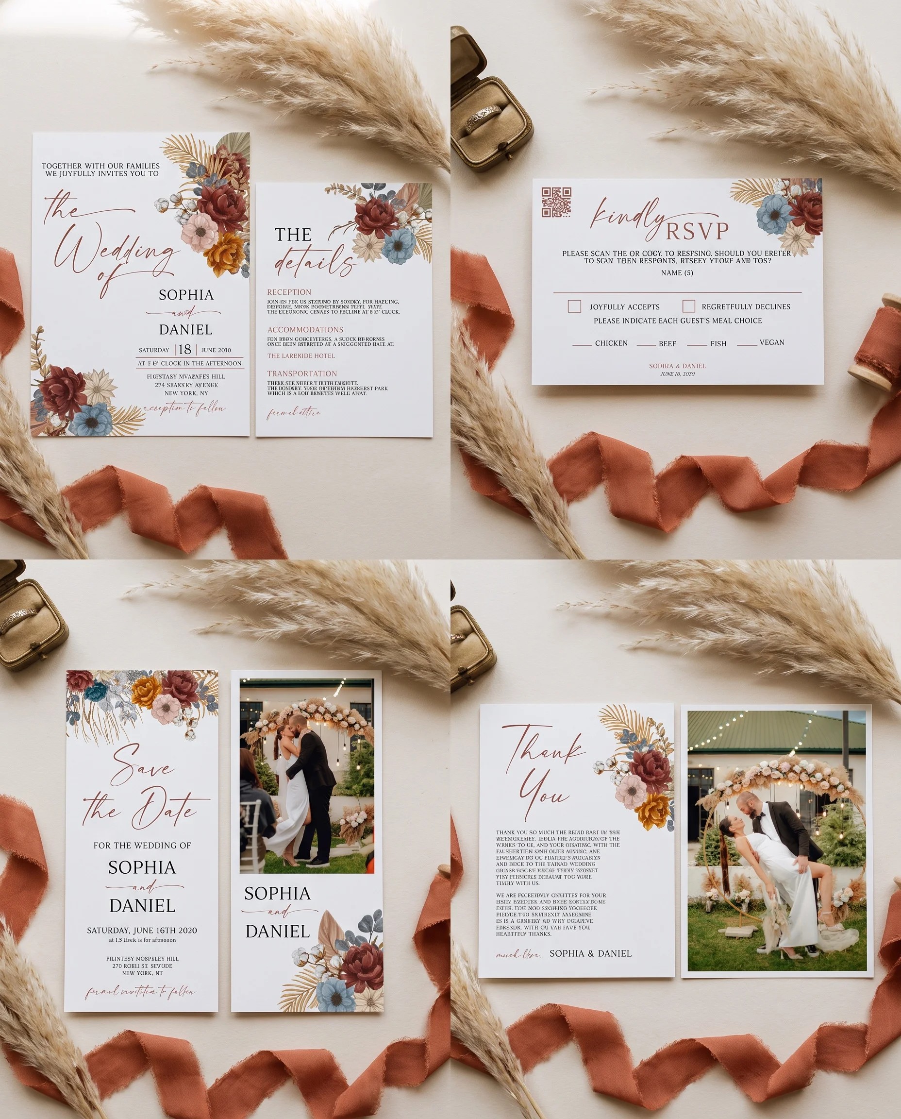 Marisol Bloom — Invitation Set