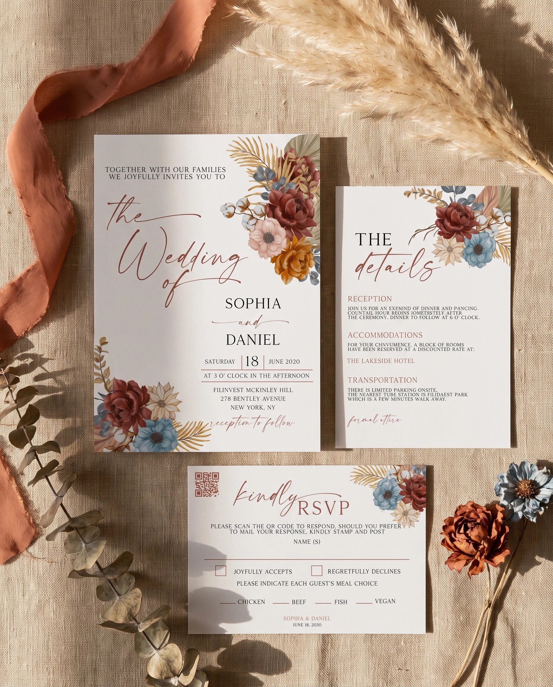 Marisol Bloom — Invitation Suite