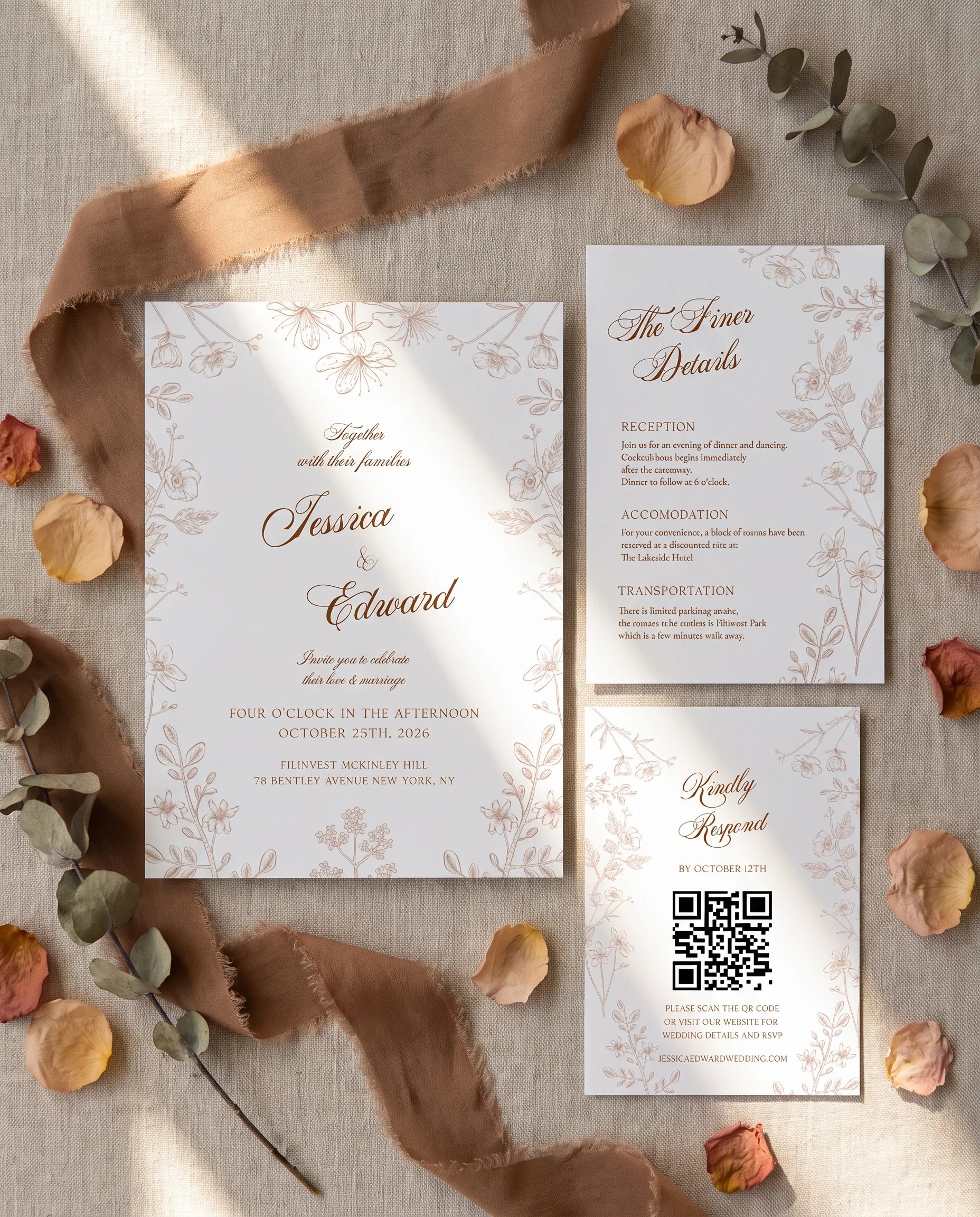 Petalcrest — Invitation Suite
