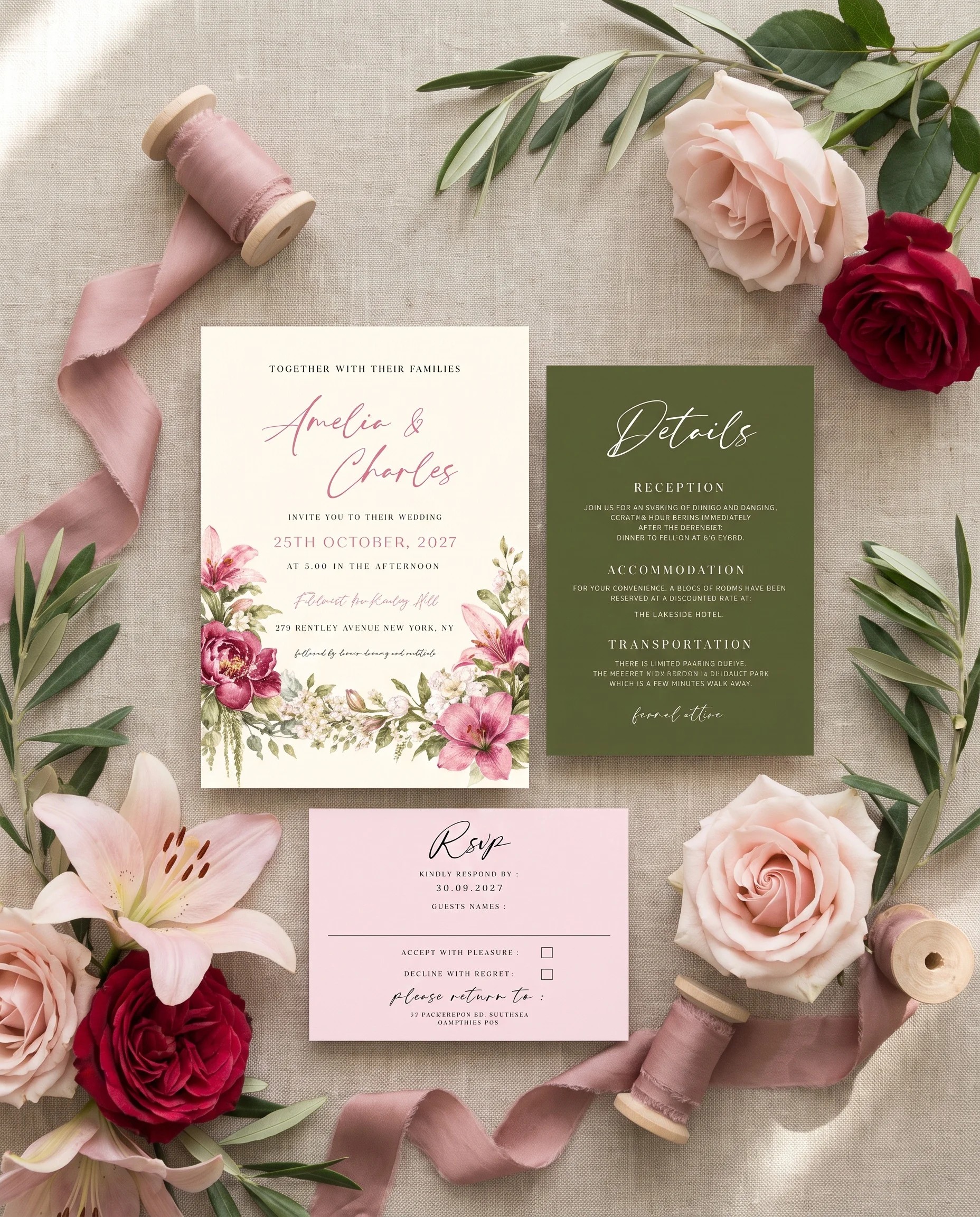 Rosevale — Invitation Suite