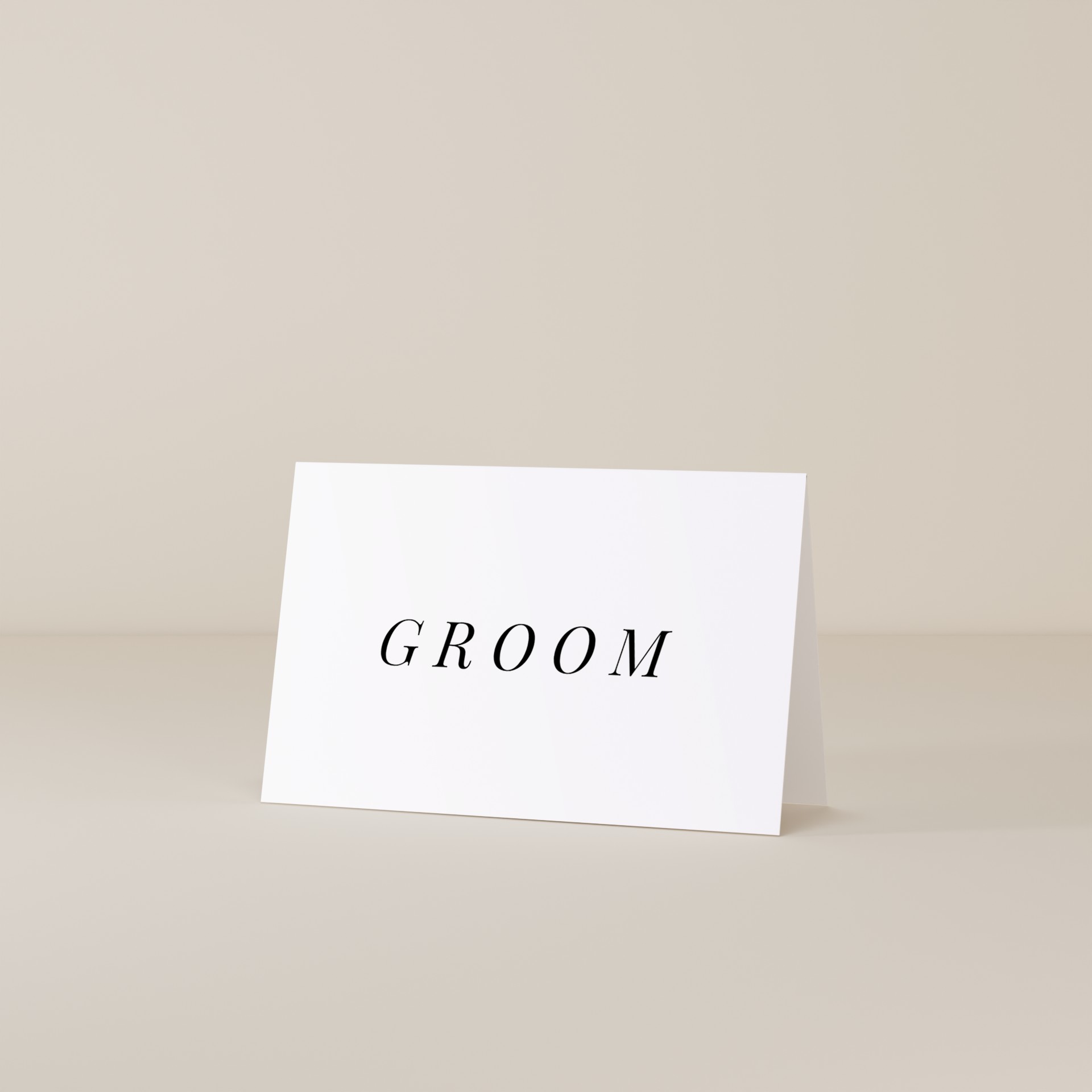 Seat — Place Card