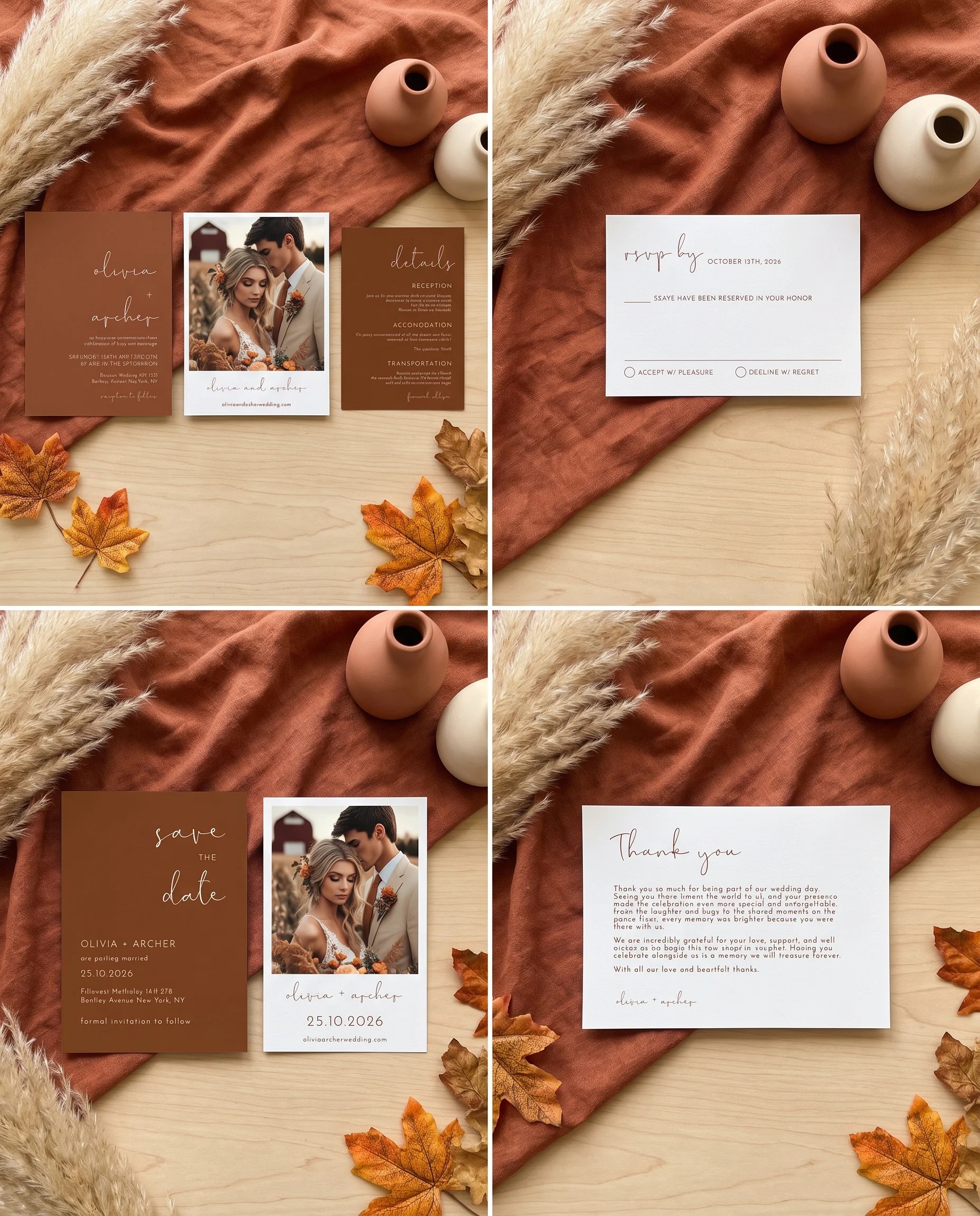 Stevens — Invitation Set