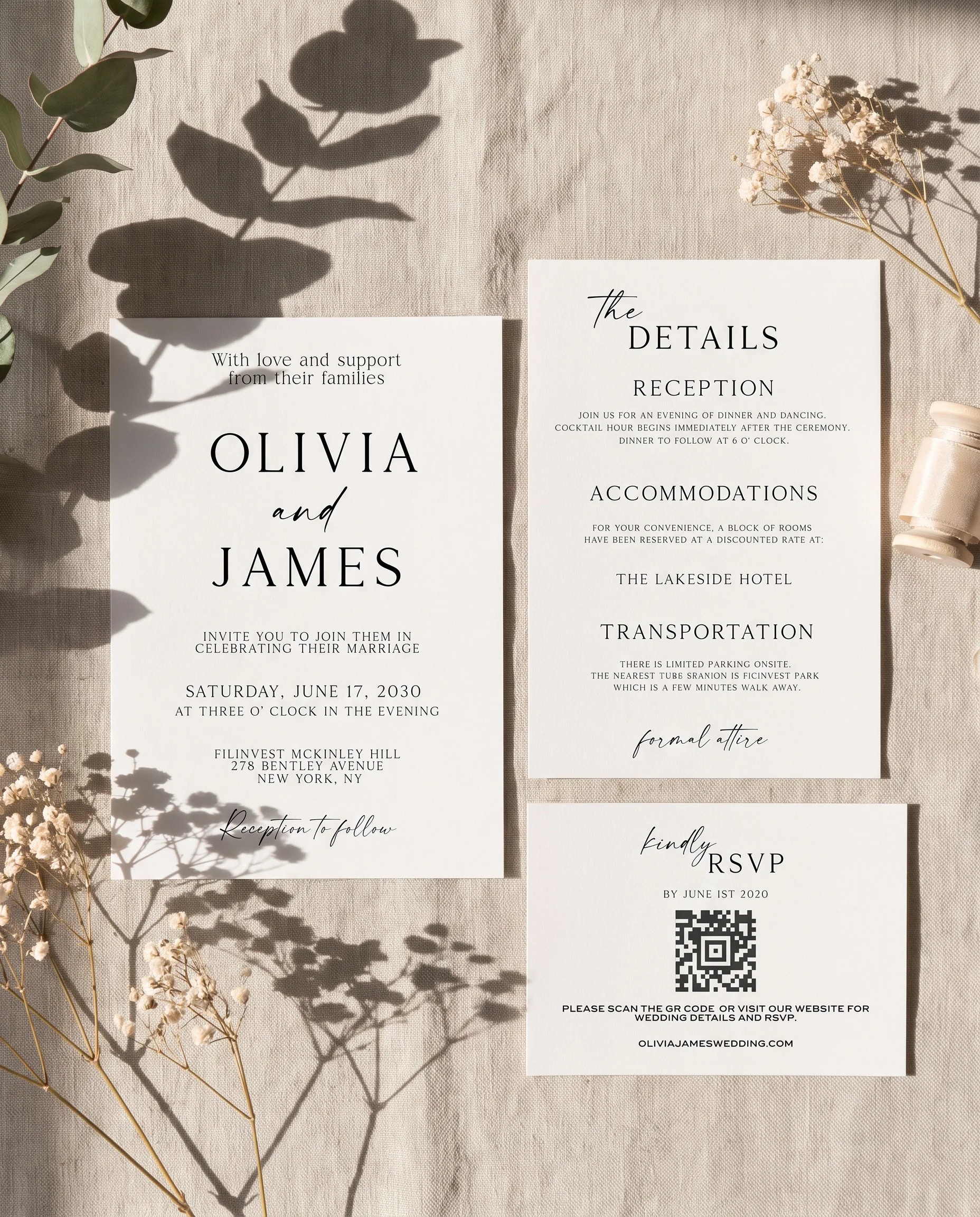 Sunlit — Invitation Suite