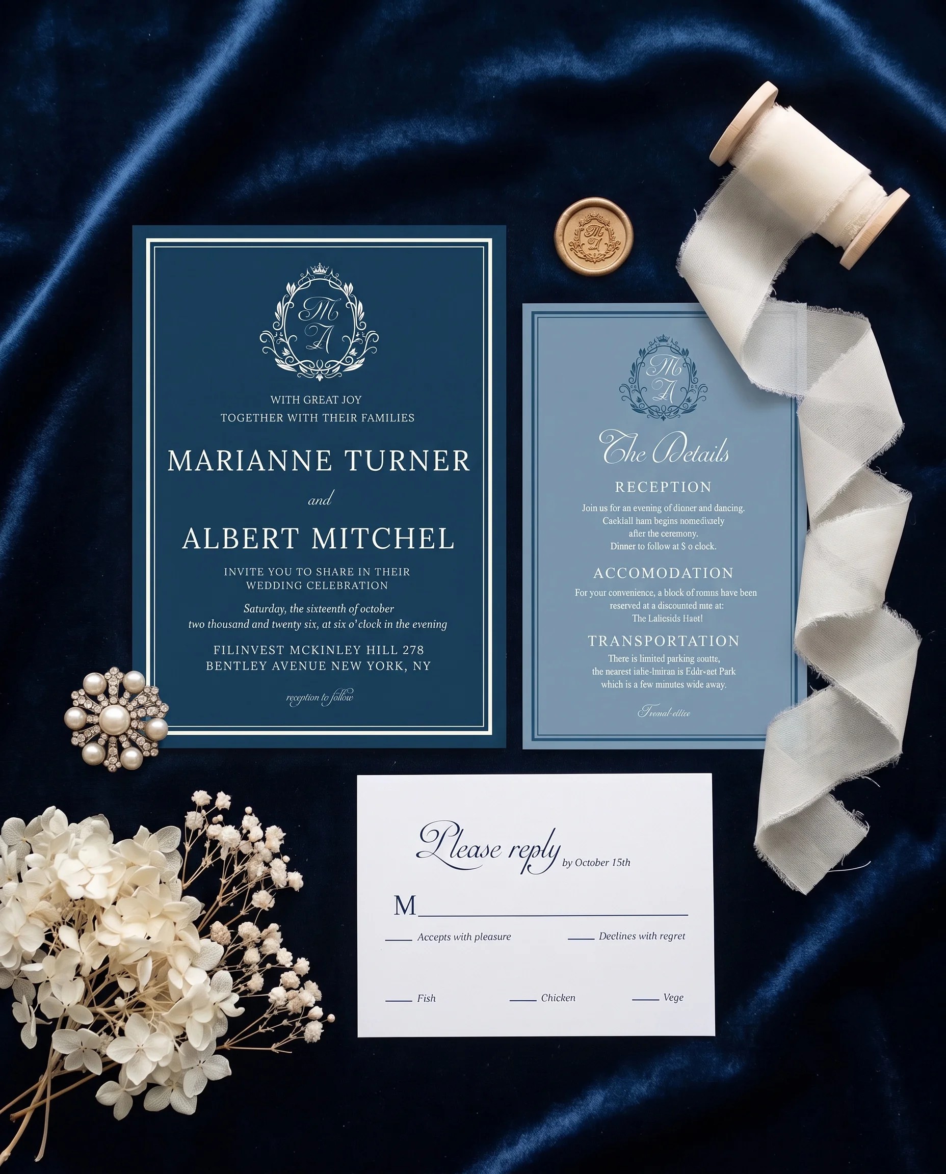 Windsor Crown — Invitation Suite